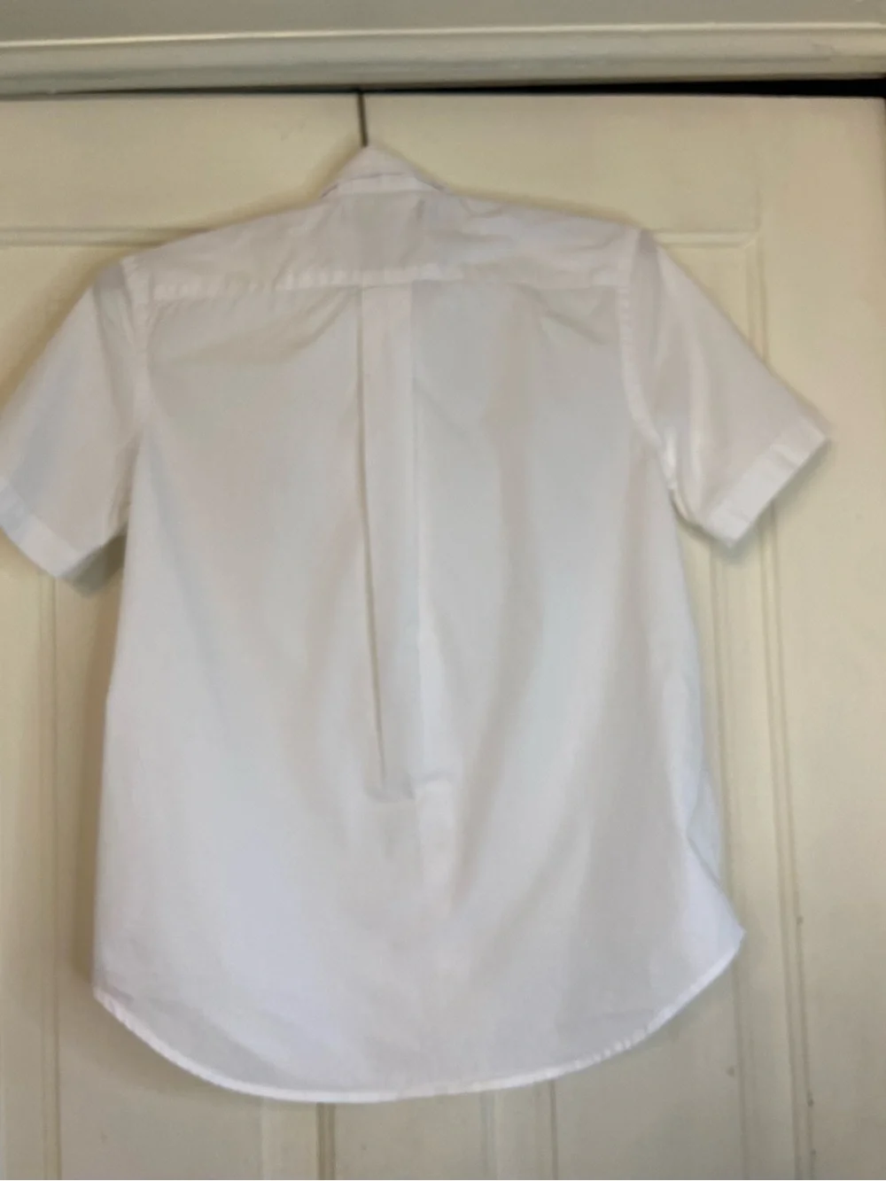 Ralph Lauren White Short-Sleeve Oxford Shirt Boys M 10-12
